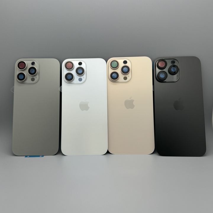 iPhone16 Back Glass Replacement With Metal Plate With Camera Lens With MagSafe Circle