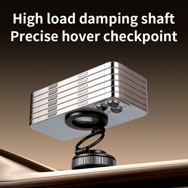 Car Bracket Vacuum Adsorption Magnetic Zinc Alloy Fodable 