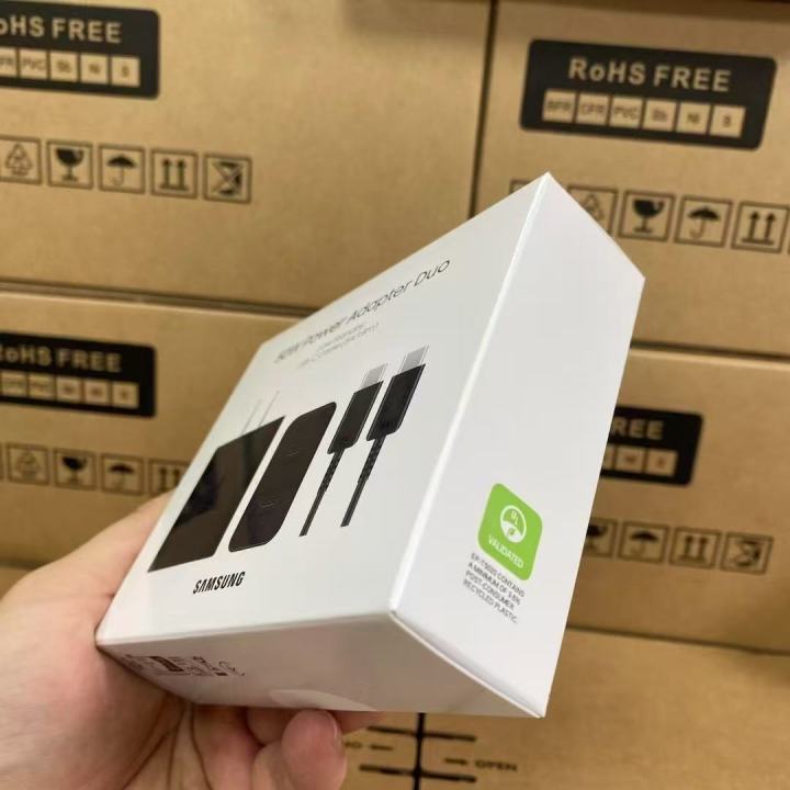 Samsung 50W USB-C Power Adaptor Duo Combo With Logo With Box