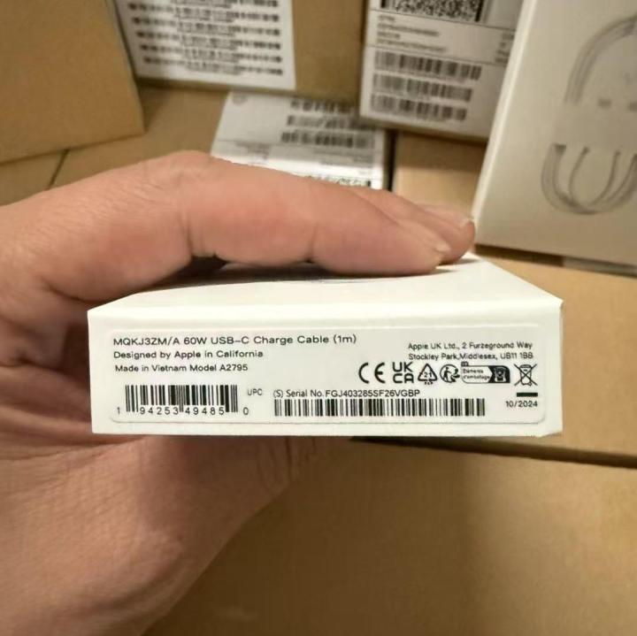 iPhone16 60W USB-C Cable With Logo With Box