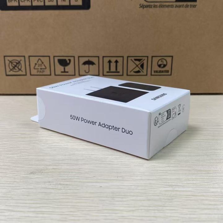 Samsung 50W USB-C Power Adaptor Duo With Logo With Box