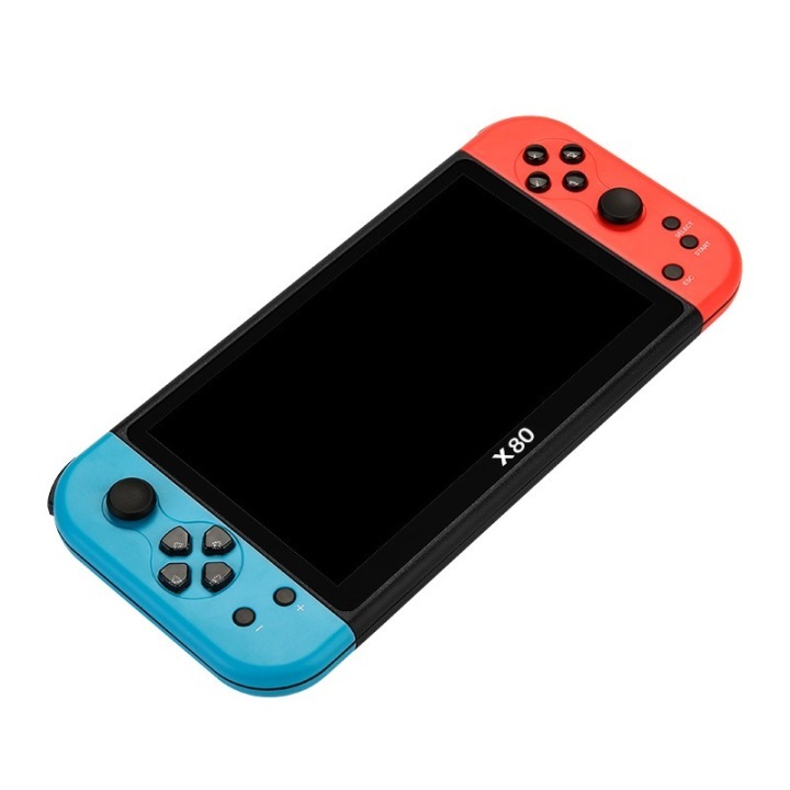 X8Pro Game Play Console Video Game HD Screen 7Inch 20000+ Games Support 2 Controllers