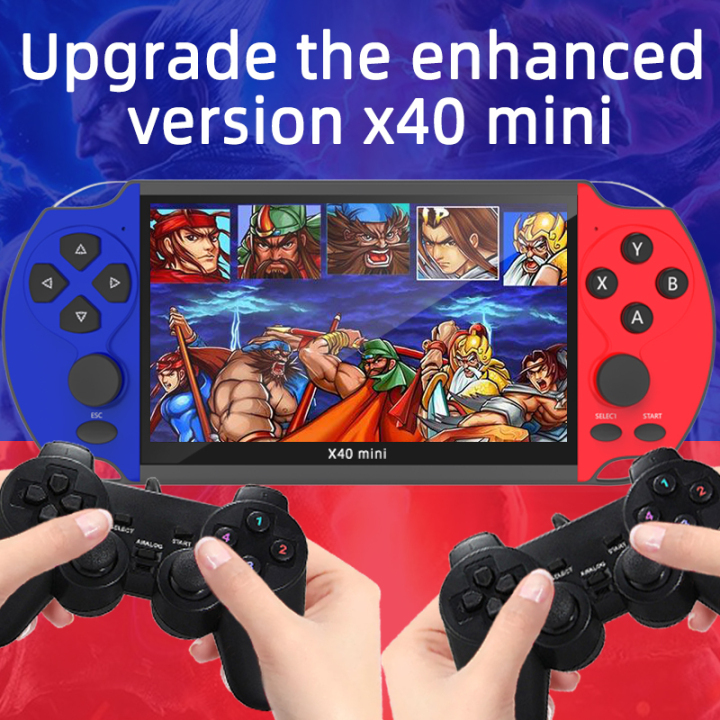 X40MINI Game Play Console Video Game HD Screen 5.1Inch 20000+ Games