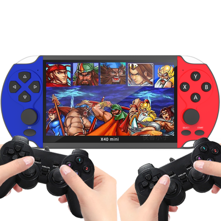 X40MINI Game Play Console Video Game HD Screen 5.1Inch 20000+ Games
