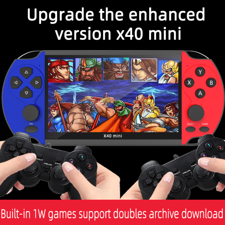 X40MINI Game Play Console Video Game HD Screen 5.1Inch 20000+ Games