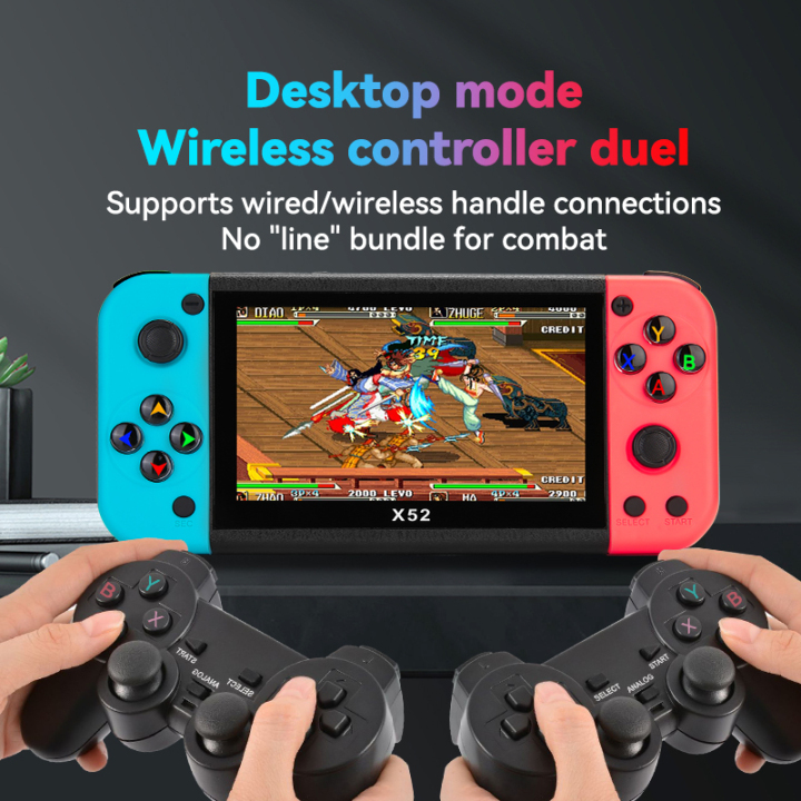 X52 Game Play Console Video Game HD Screen 5.1Inch 20000+ Games