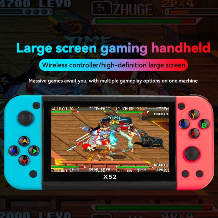 X52 Game Play Console Video Game HD Screen 5.1Inch 20000+ Games