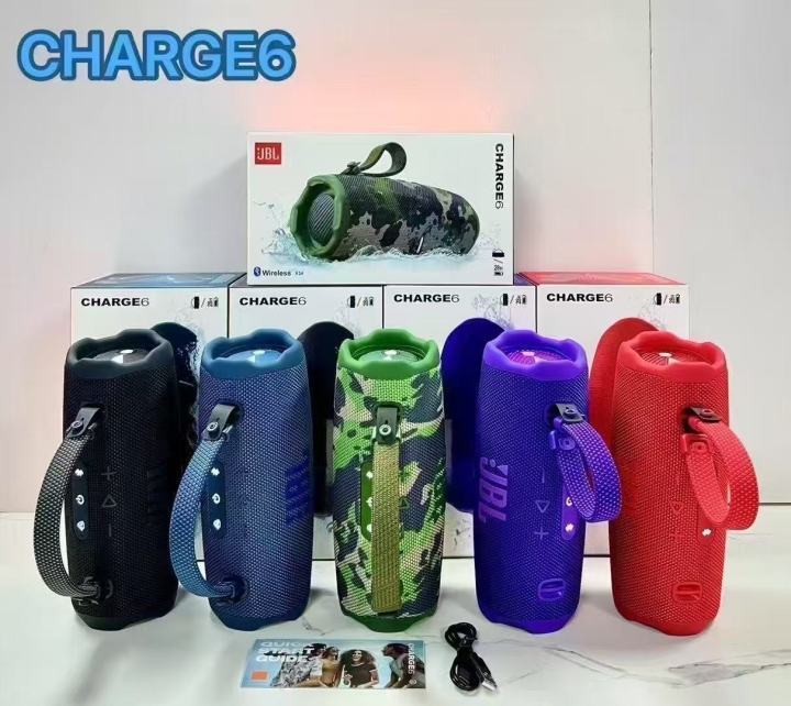 JBL Bluetooth Speaker Charge6 Waterproof With Logo With Box