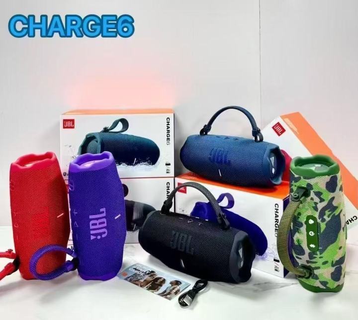 JBL Bluetooth Speaker Charge6 Waterproof With Logo With Box