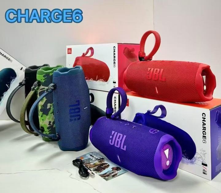 JBL Bluetooth Speaker Charge6 Waterproof With Logo With Box