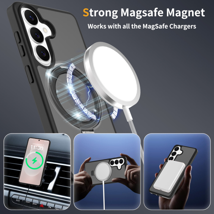 Samsung Skin Friendly PC Bracket MagSafe Drop Protective Phone Case