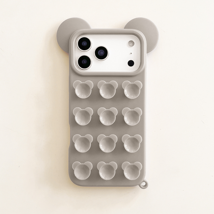 Mickey Mouse Ear Suction Cup Drop Protective Phone Case