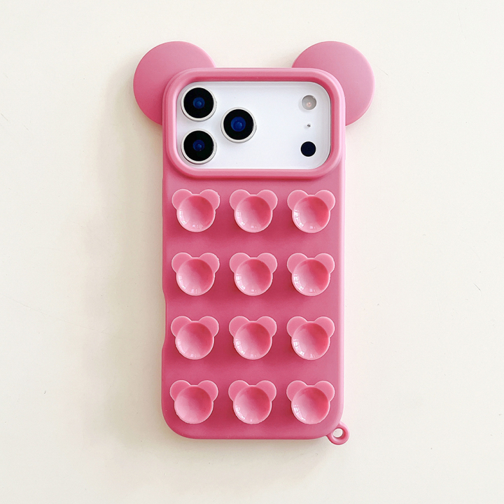Mickey Mouse Ear Suction Cup Drop Protective Phone Case