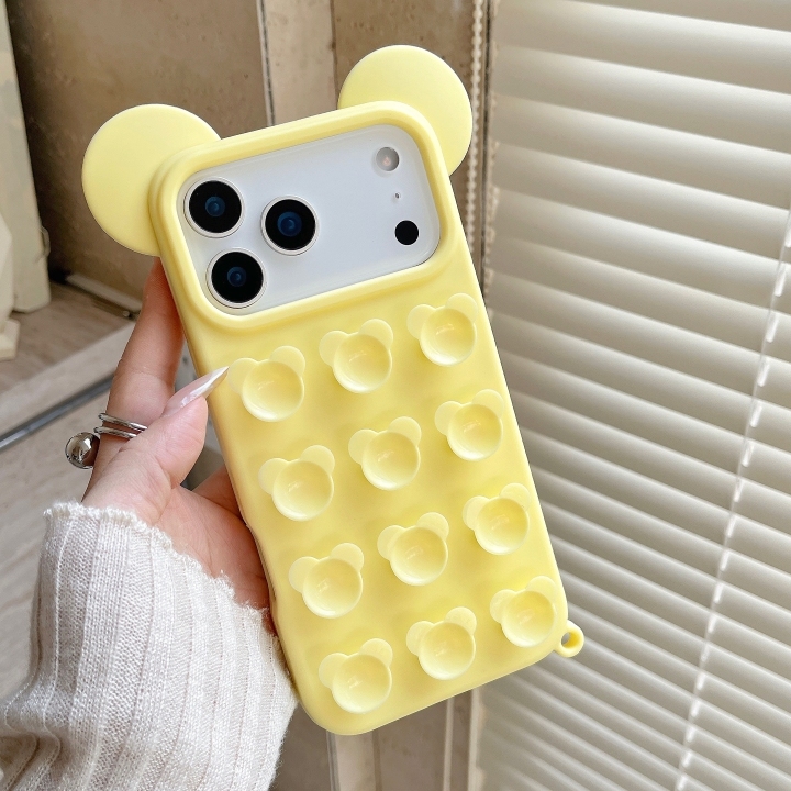 Mickey Mouse Ear Suction Cup Drop Protective Phone Case