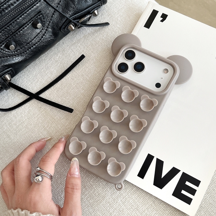 Mickey Mouse Ear Suction Cup Drop Protective Phone Case