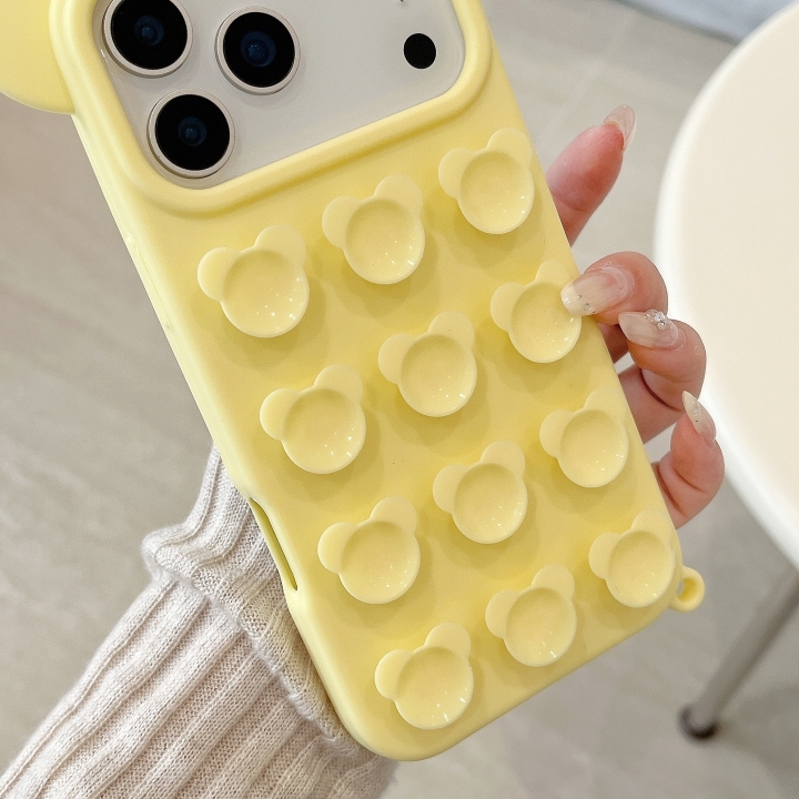 Mickey Mouse Ear Suction Cup Drop Protective Phone Case