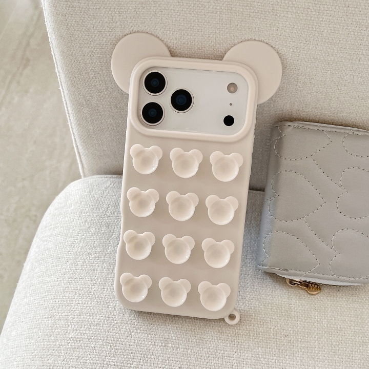 Mickey Mouse Ear Suction Cup Drop Protective Phone Case