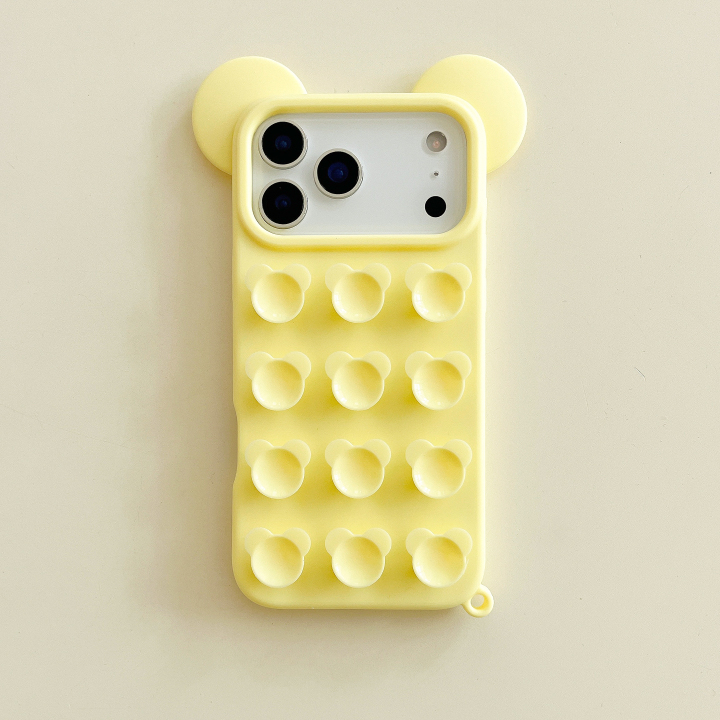 Mickey Mouse Ear Suction Cup Drop Protective Phone Case