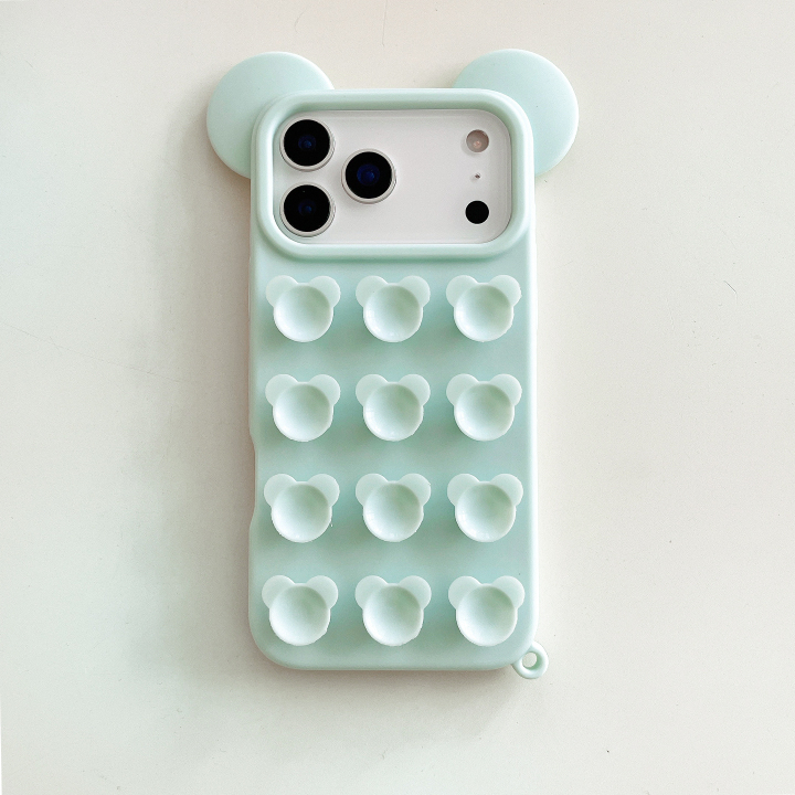 Mickey Mouse Ear Suction Cup Drop Protective Phone Case