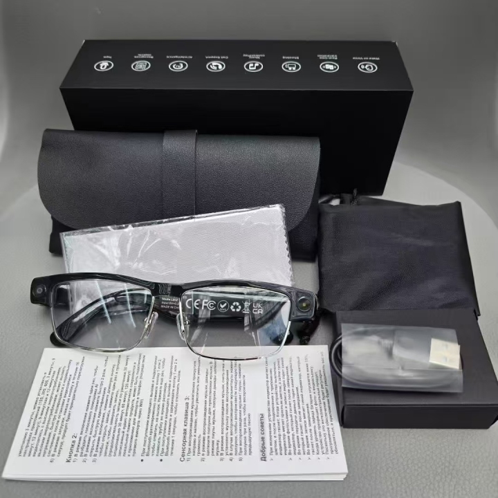 L802 AI Camera Smart Glasses Translator All Things Recognition 8million Pixels