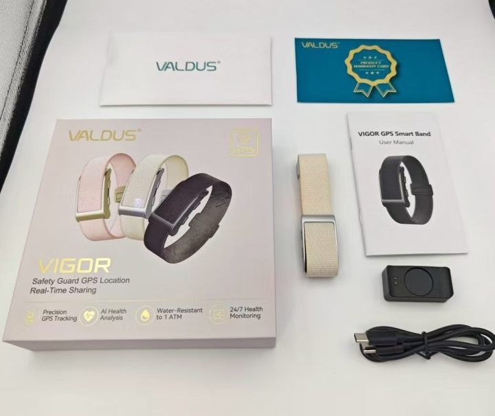 VIGOR Safety Guard GPS Location Real-Time Sharing Water Resistant Health Monitoring