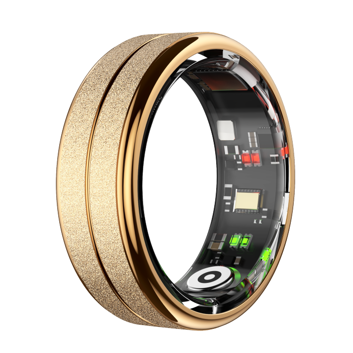 R04S Bluetooth Smart Ring Health Monitoring