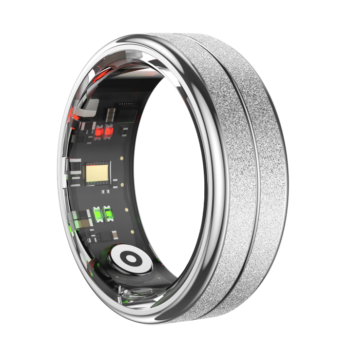 R04S Bluetooth Smart Ring Health Monitoring