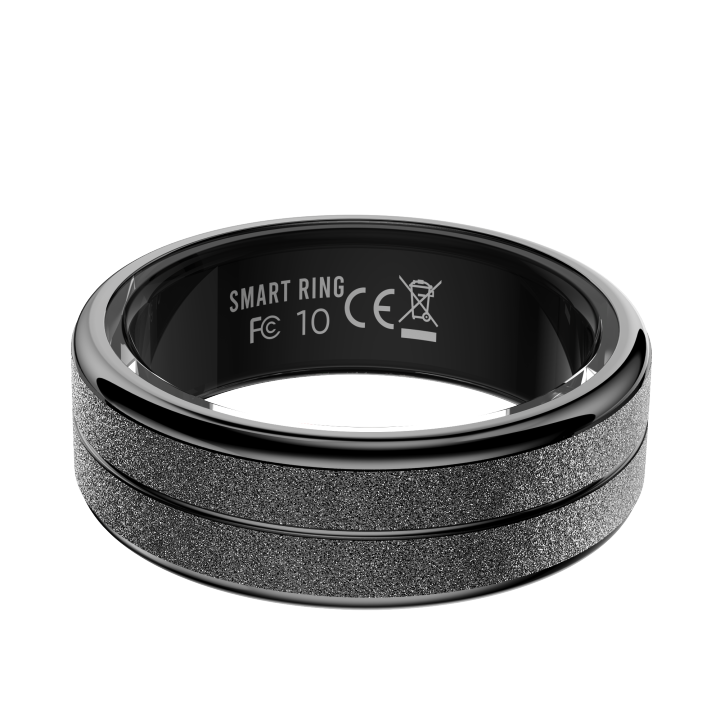 R04S Bluetooth Smart Ring Health Monitoring
