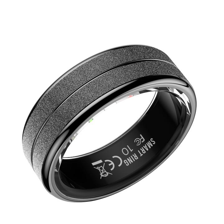 R04S Bluetooth Smart Ring Health Monitoring