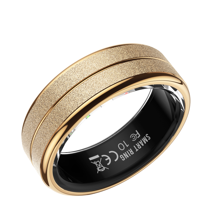 R04S Bluetooth Smart Ring Health Monitoring