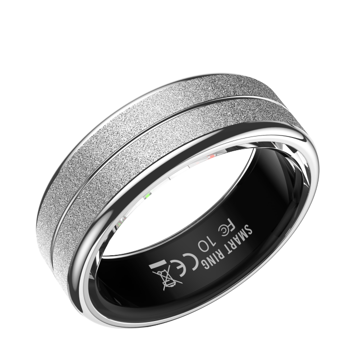 R04S Bluetooth Smart Ring Health Monitoring