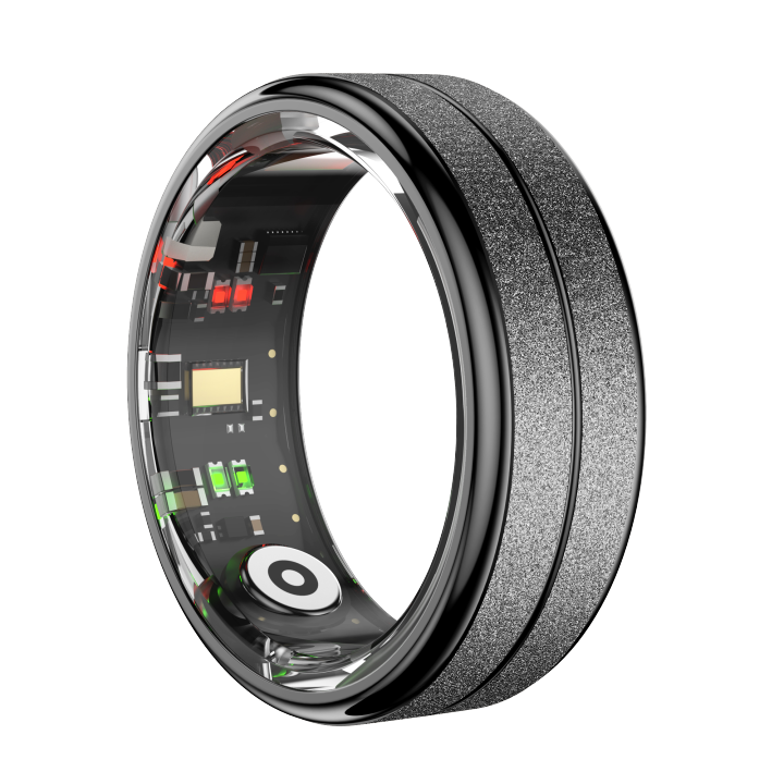 R04S Bluetooth Smart Ring Health Monitoring