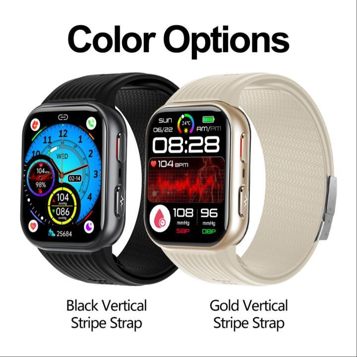 TK67 Air Pump Blood Pressure Watch High-End Blood Pressure and ECG Smartwatch with Side-Mounted Cuff