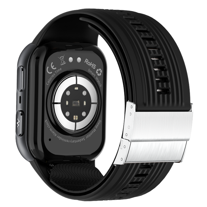 TK67 Air Pump Blood Pressure Watch High-End Blood Pressure and ECG Smartwatch with Side-Mounted Cuff