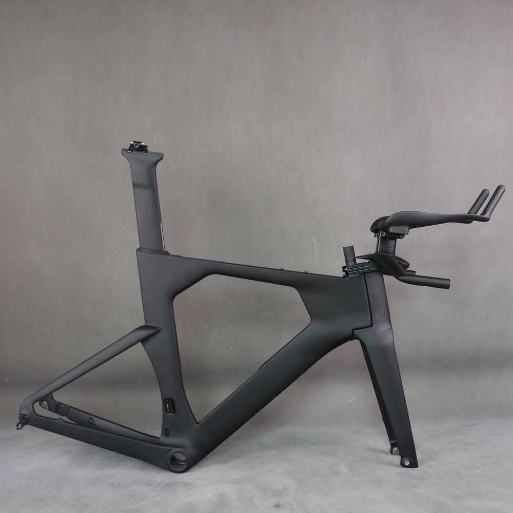 Aero Type Carbon TT Bike Frame TT912 Triathlon Bike Frameset High Quality Disc Brake Time Trial Bicycle with TT106 handlebar