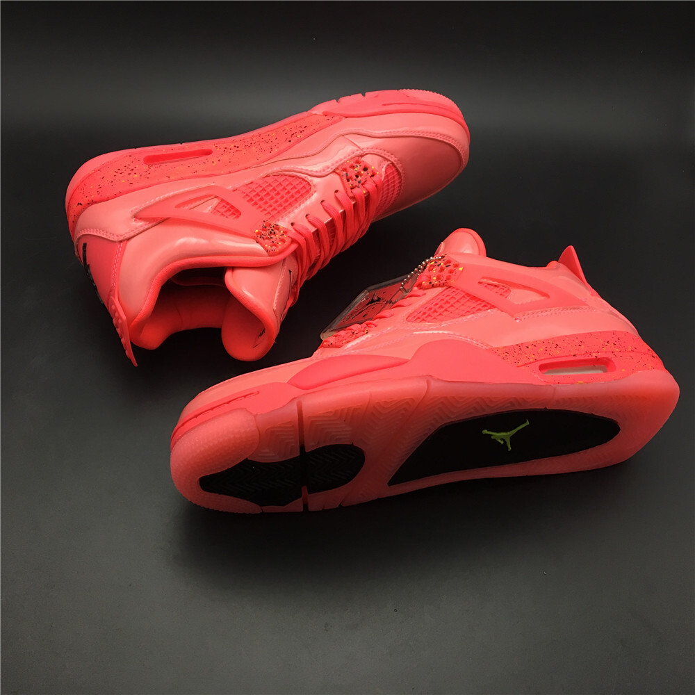 Air Jordan 4 Retro Hot Punch Black Volt Basketball Sneakers AQ9028-600 Best Deal Â« The New Nike 