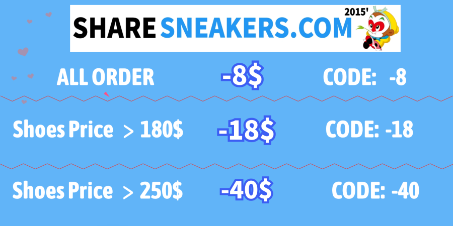 Share Sneakers discount code