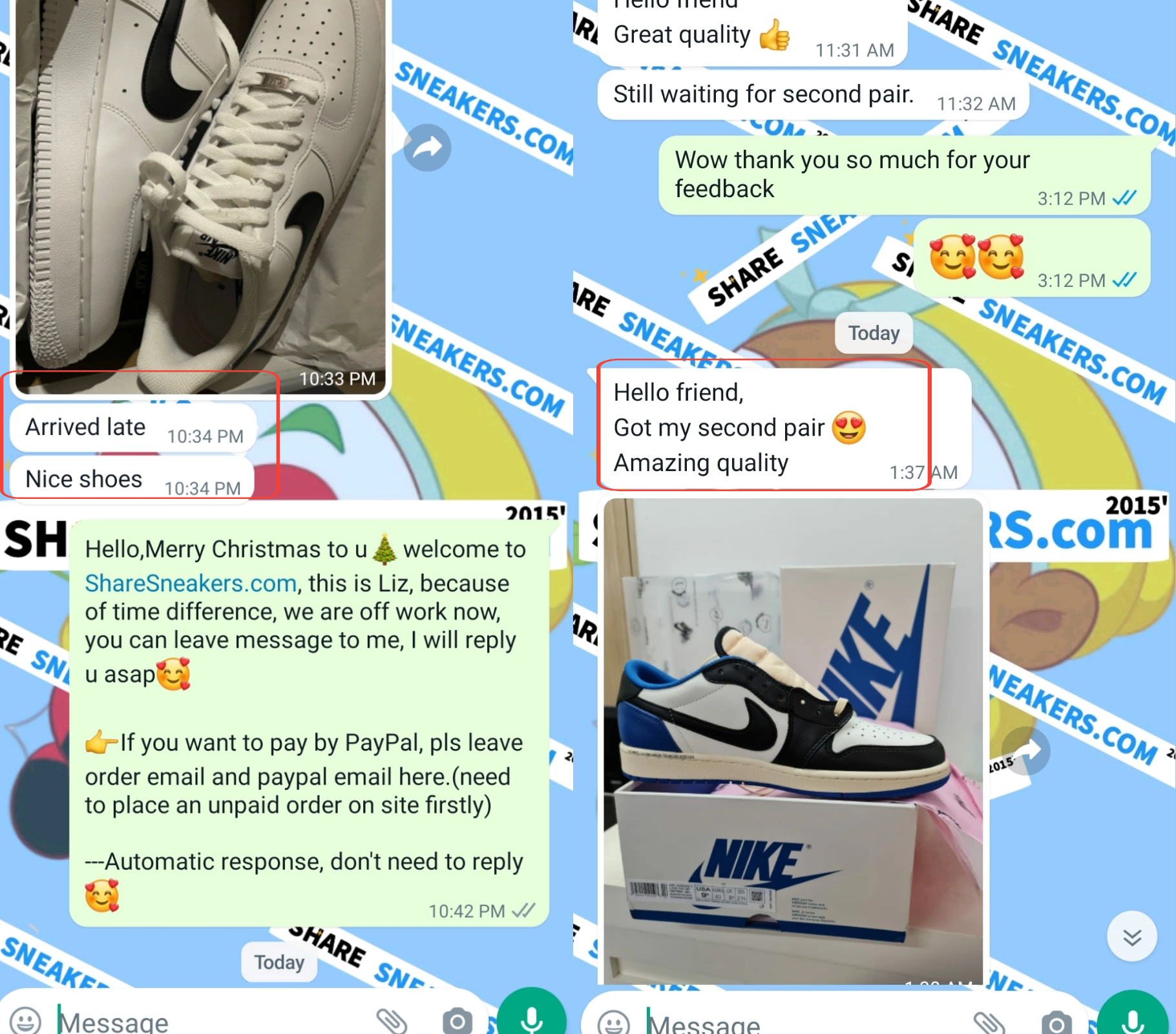 Customer Review for Sharesneakers