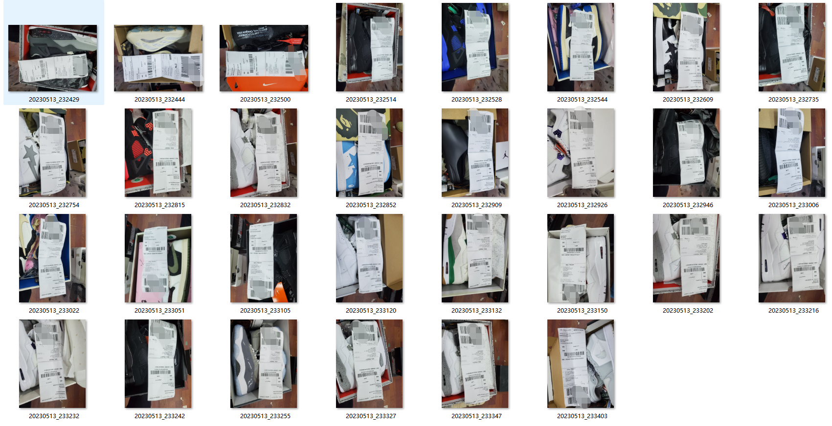 One day Shipment Chart