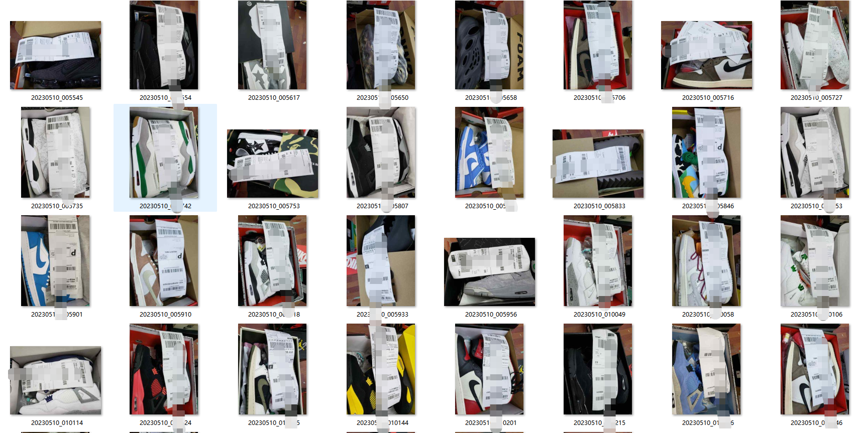 One day Shipment Chart