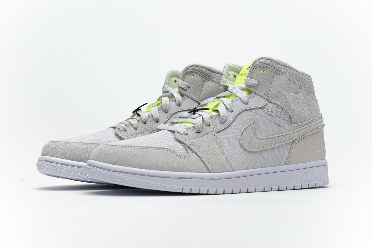 jordan 1 mid vast grey ghost green
