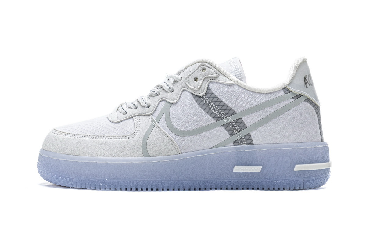air force 1 react white light