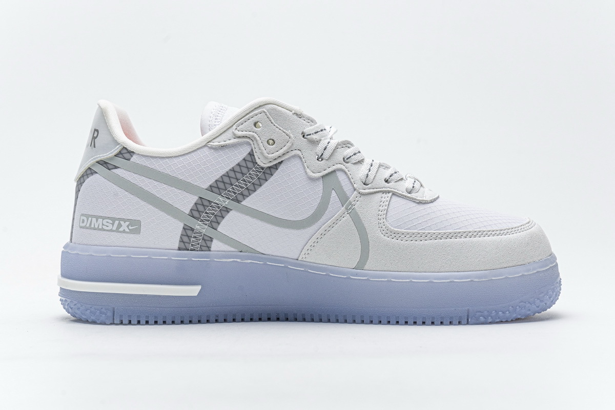 air force 1 react white light