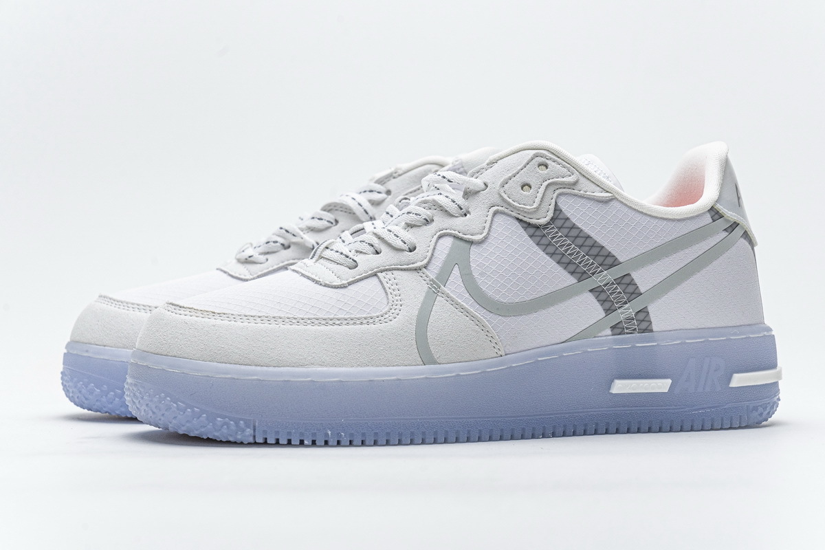 air force 1 react white light