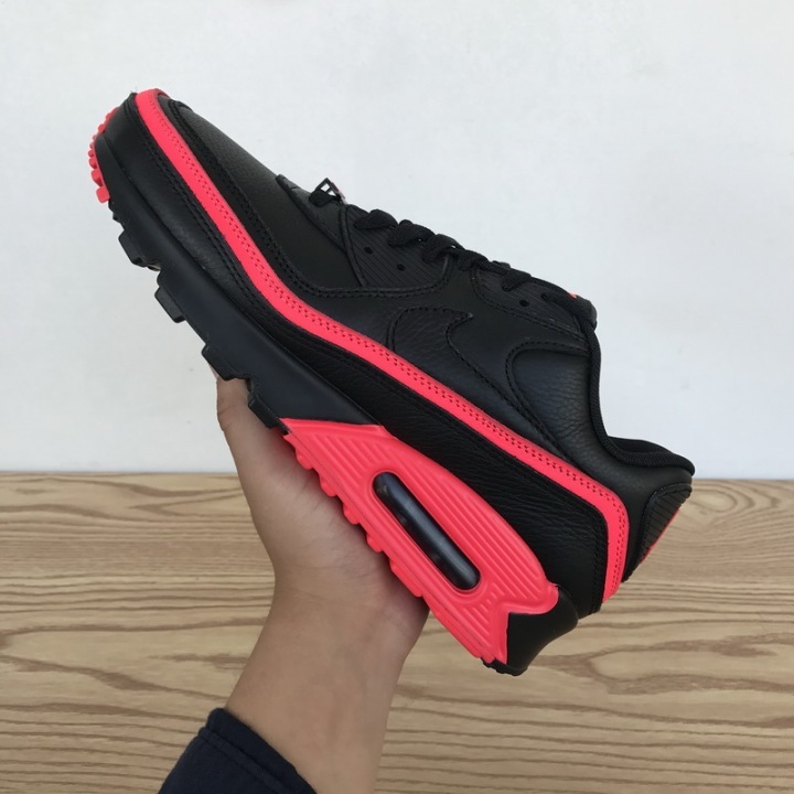 Buty MÄskie Undefeated X Nike Air Max 90 Cj7197-003 Black/solar Red, UNDEFEATED x Nike Air Max 
