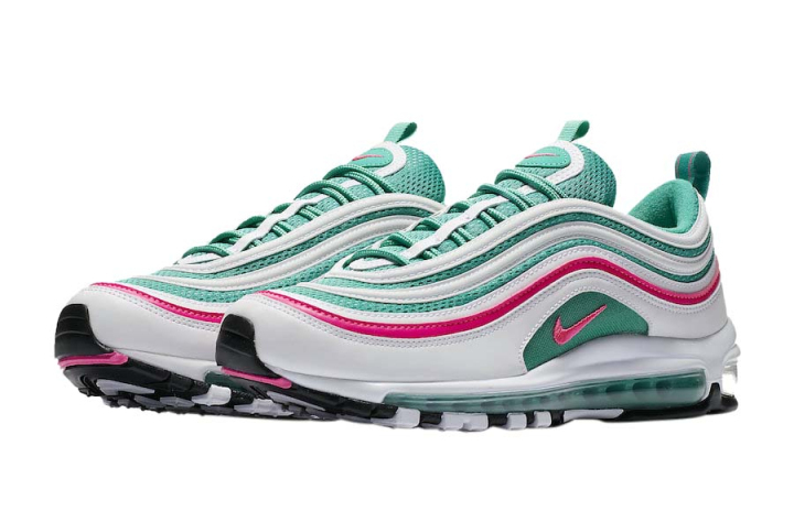 teal pink and black air max 97