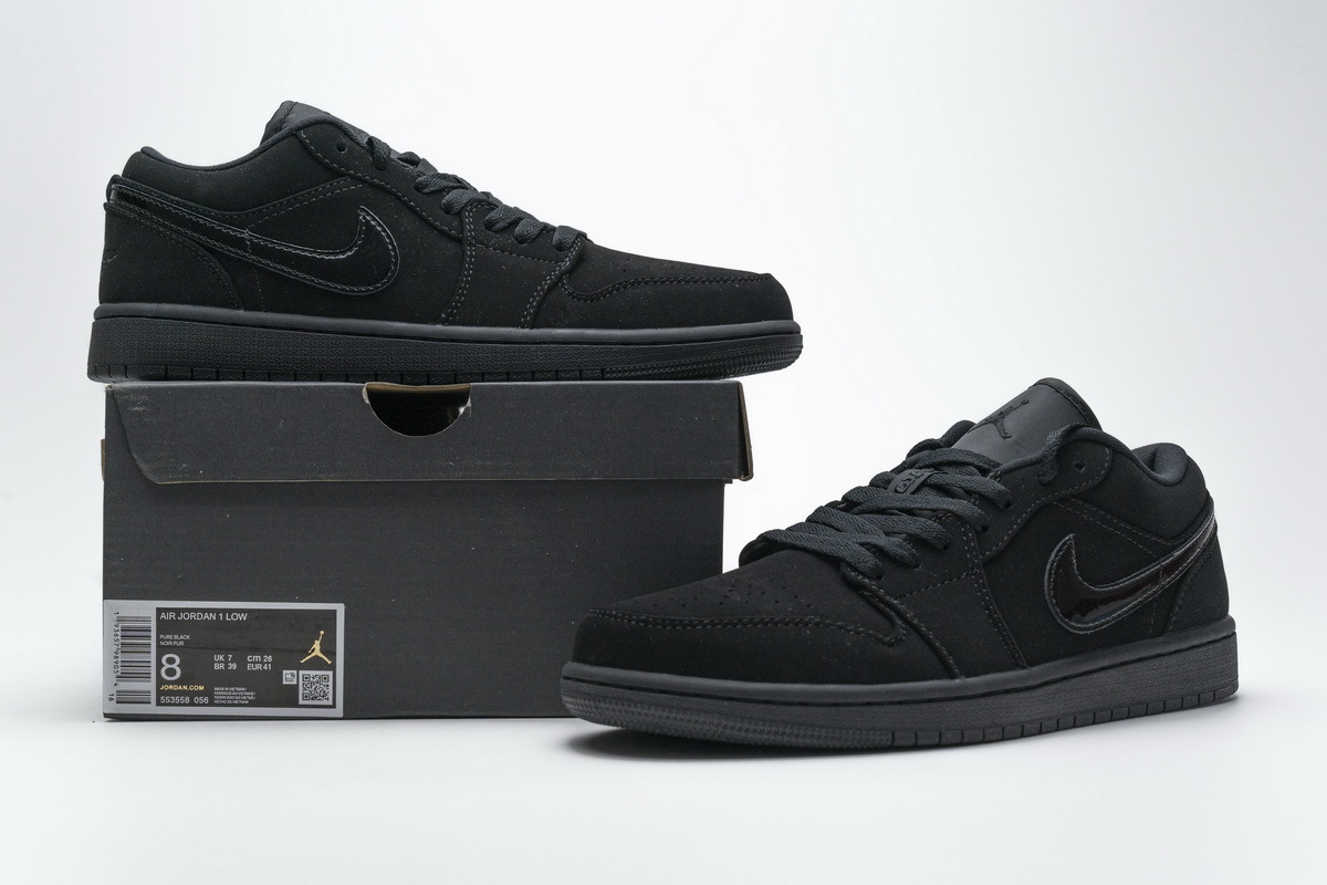 Air Jordan 1 Low âTriple Blackâ â Desertwolfstore