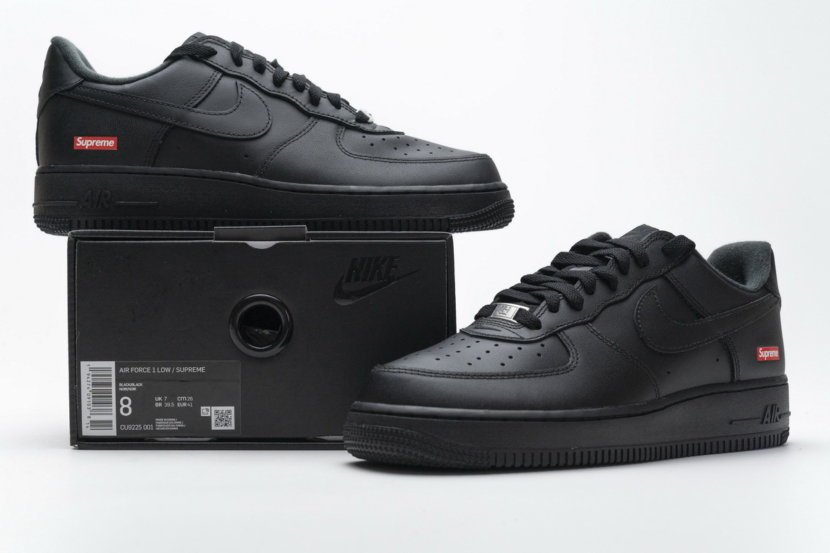 Perfectkicks | PK God Air Force 1 Low Supreme Black, CU9225-001 Top quality PK God Air Force 1 Low Supreme Black - From ShareSneakers