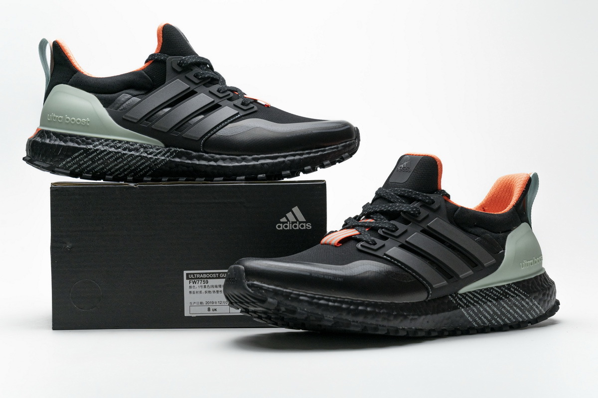 POP Ultra Boost Guard Core Black Green Tint,FW7759 