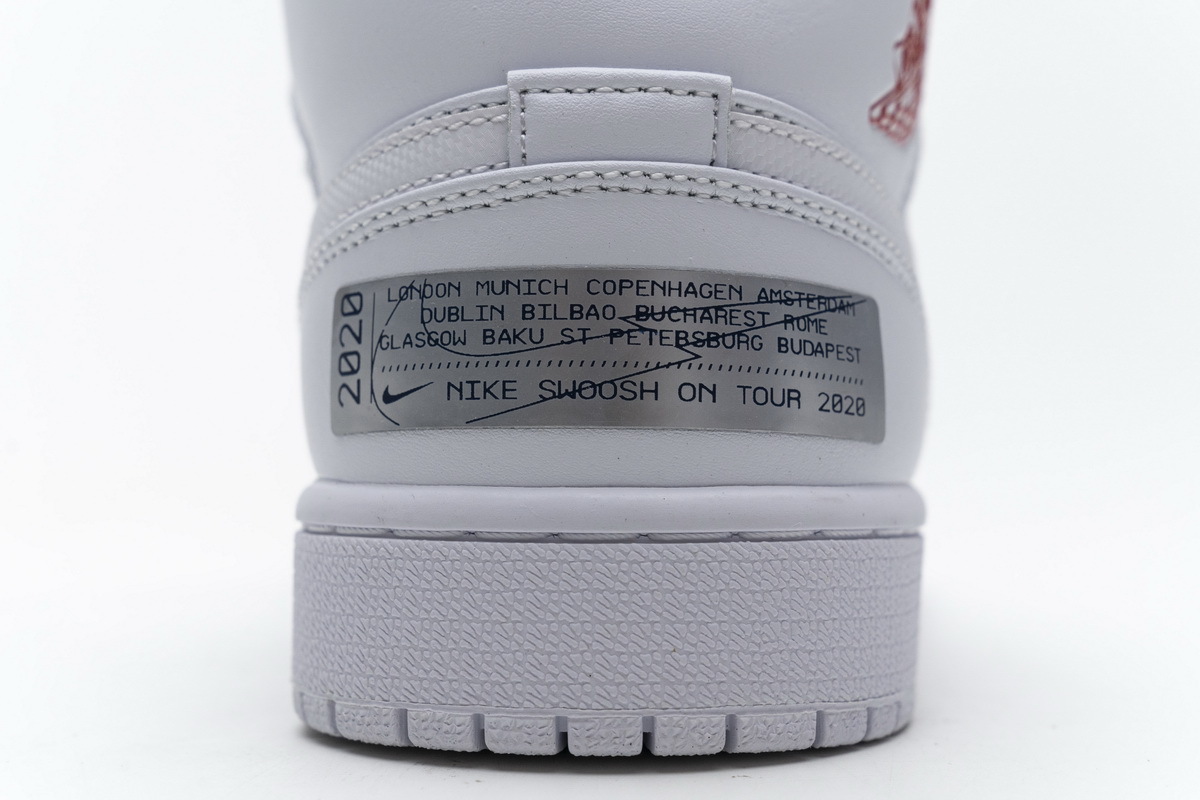 Boostmasterlin Jordan 1 Mid SE Nike Swoosh On Tour (2020)ï¼CW7589-100 - ShareSneakers.com